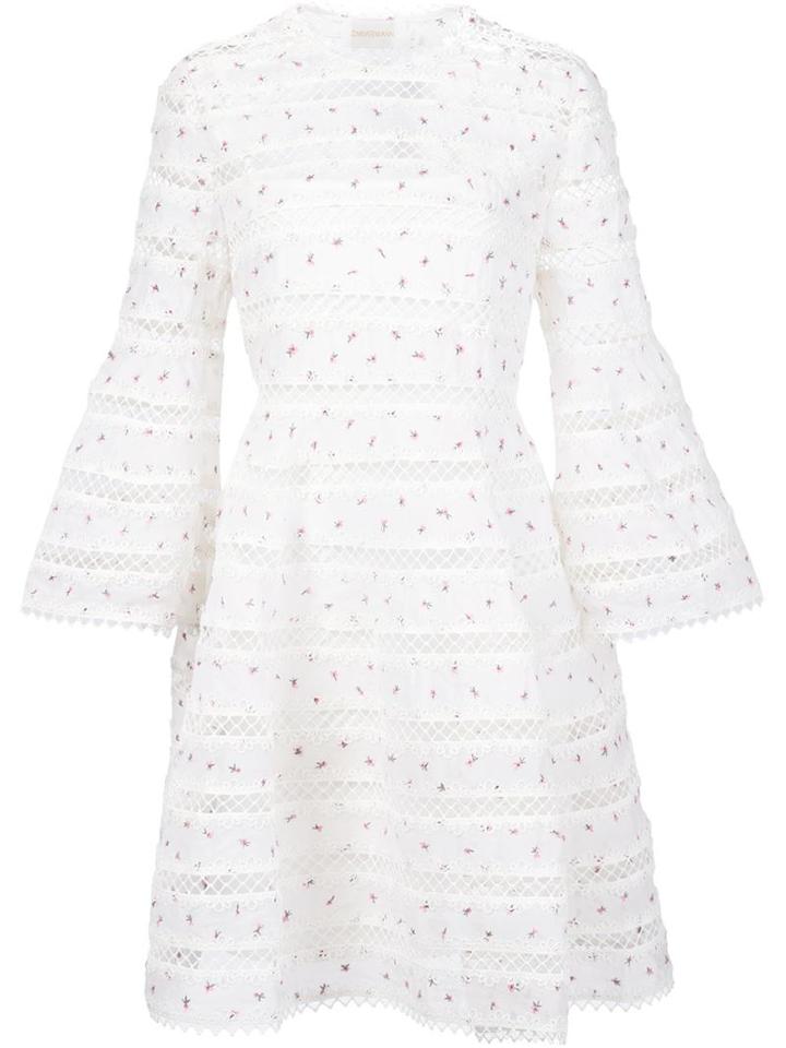 Zimmermann Embroidered Stripe Dress