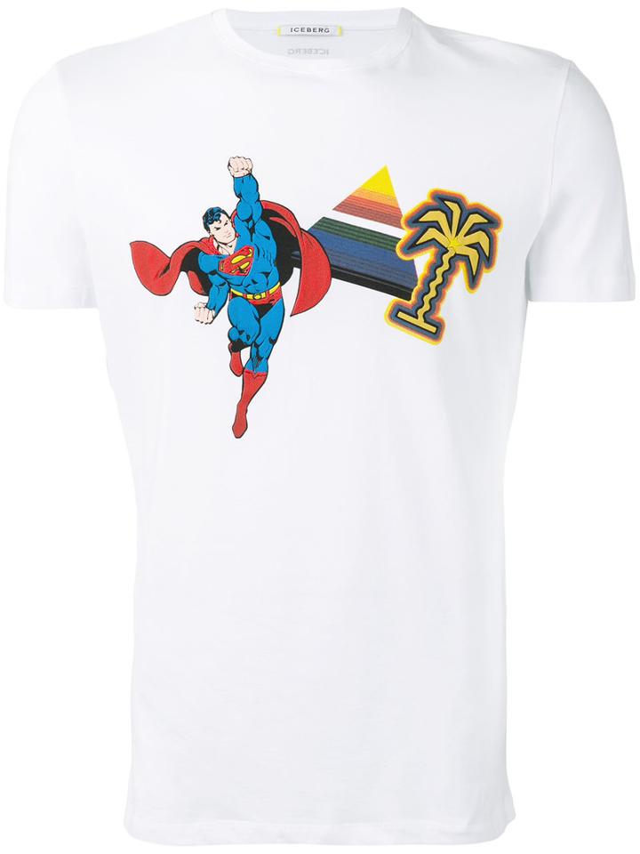 Iceberg - Printed T-shirt - Men - Cotton - S, White, Cotton