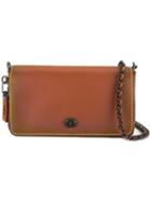 Coach Chain Strap Crossbody Bag, Women's, Brown, Calf Leather/leather