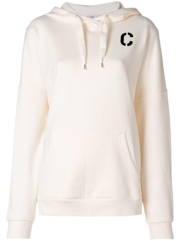 Closed Logo Hoodie - White