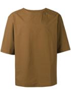 Lemaire - Plain T-shirt - Men - Cotton - 48, Brown, Cotton