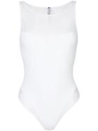 Maison Close - Double Layer Bodysuit - Women - Nylon/spandex/elastane - Xl, White, Nylon/spandex/elastane