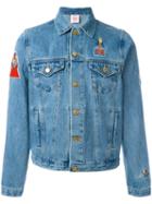 Joyrich 'bart' Patch Denim Jacket, Men's, Size: Xl, Blue, Cotton