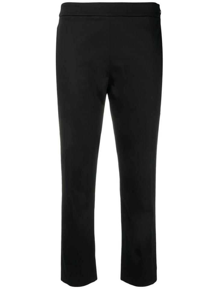 Moschino Cropped Tailored Trousers - Black