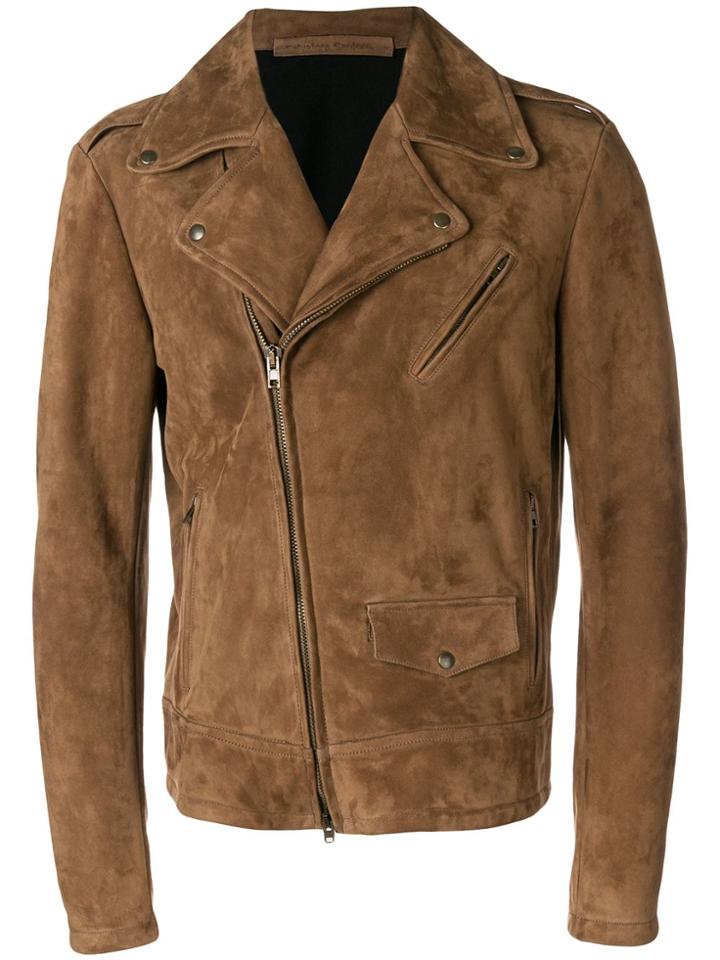 Salvatore Santoro Biker Jacket - Brown