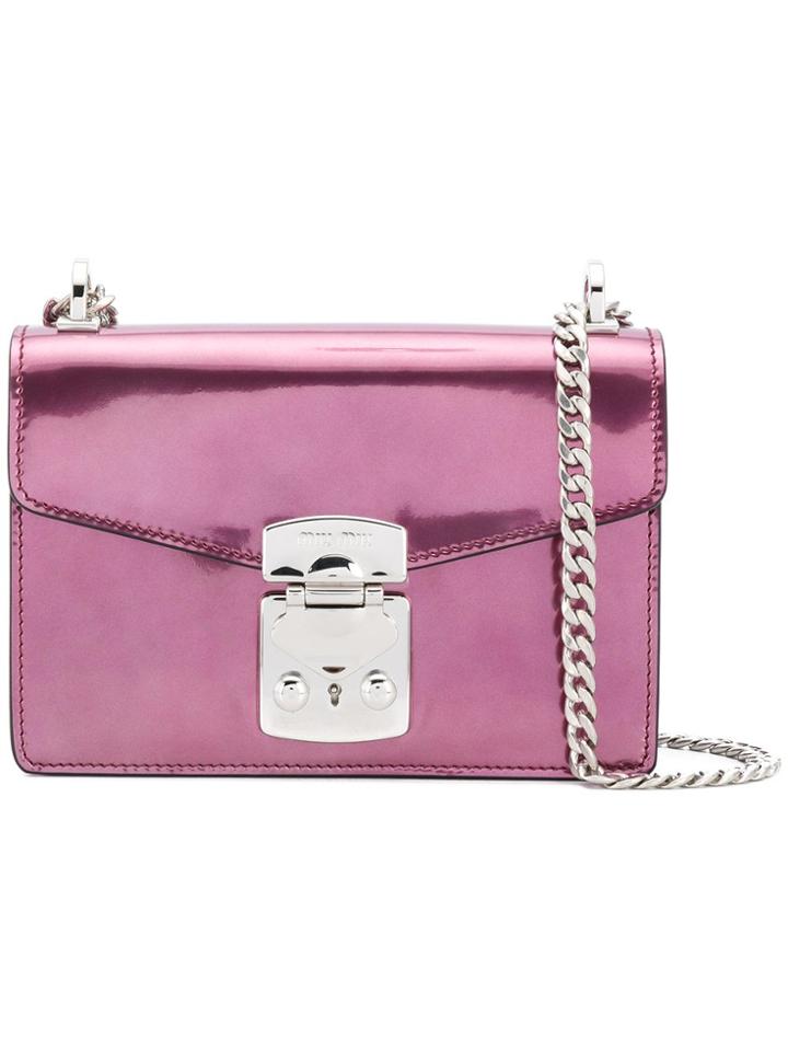 Miu Miu Shoulder Bag - Pink & Purple