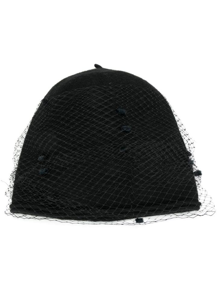 Le Chapeau Le Chapeau 4922 Nero+nero Leather/fur/exotic Skins->leather