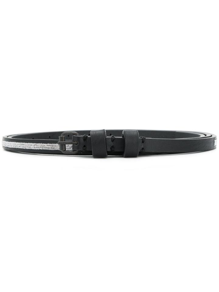 Haider Ackermann Narrow Belt - Black