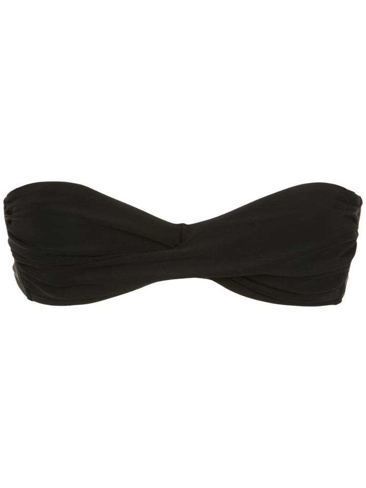Amir Slama Sleeveless Bikini Top - Black