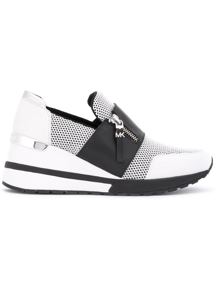 Michael Michael Kors Chunky Sole Slip-on Sneakers - White