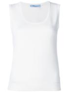 Blumarine Sleeveless Top, Women's, Size: 44, White, Polyamide/viscose