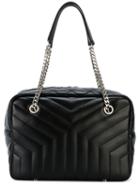 Saint Laurent - 'y' Quilted Tote Bag - Women - Leather - One Size, Black, Leather