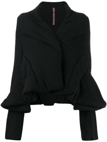 Rick Owens Lilies Flared Quilted Jacket - Black