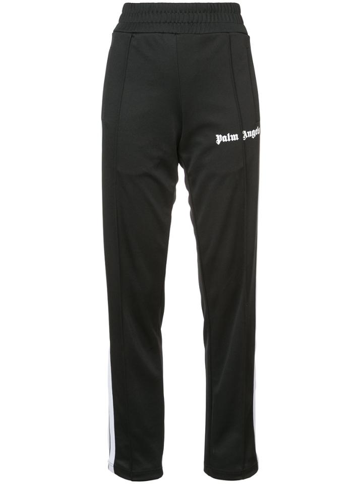 Palm Angels Side-striped Track Pants - Black