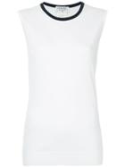 Chanel Vintage Stretch-jersey Top - White