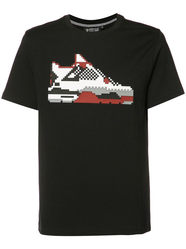 Mostly Heard Rarely Seen Sneaker T-shirt, Size: Medium, Black, Cotton