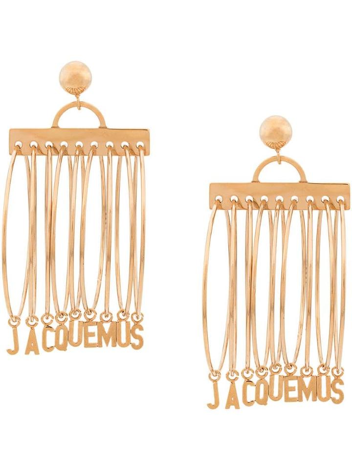 Jacquemus Les Anneaux Hoop Earring - Gold