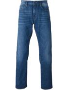 Incotex Straight-leg Jeans, Men's, Size: 32, Blue, Cotton/spandex/elastane