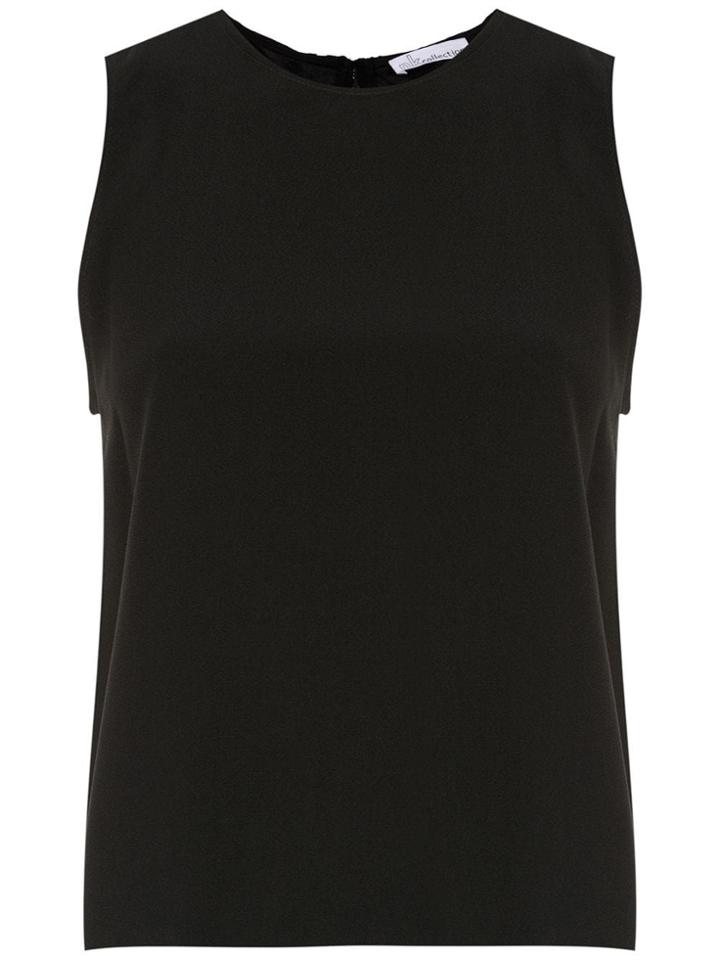 Nk Collection Sleeveless Top - Black
