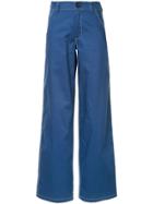 Walk Of Shame Flared Trousers - Blue