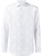 Etro Merlino Shirt, Men's, Size: 43, White, Cotton/linen/flax