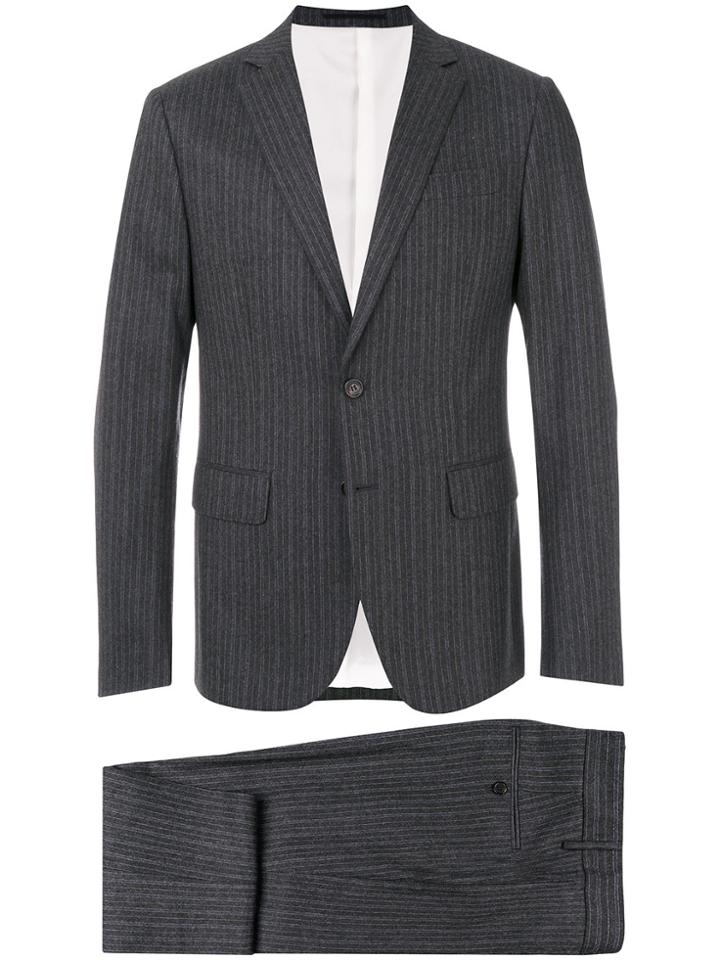 Dsquared2 Striped Classic Suit - Grey