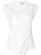 Giorgio Armani Layered Strap Detail Tank - White