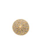 Elise Dray Embellished Stud Earring - Metallic
