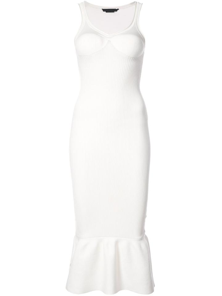 Alexander Wang Ribbed Tank Dress - White