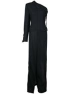 Ann Demeulemeester One Sleeve Coat, Women's, Size: 40, Black, Cotton/virgin Wool