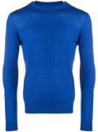 Daniele Alessandrini Round Neck Jumper - Blue