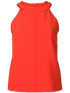 Victoria Victoria Beckham Sleeveless Fitted Top - Red