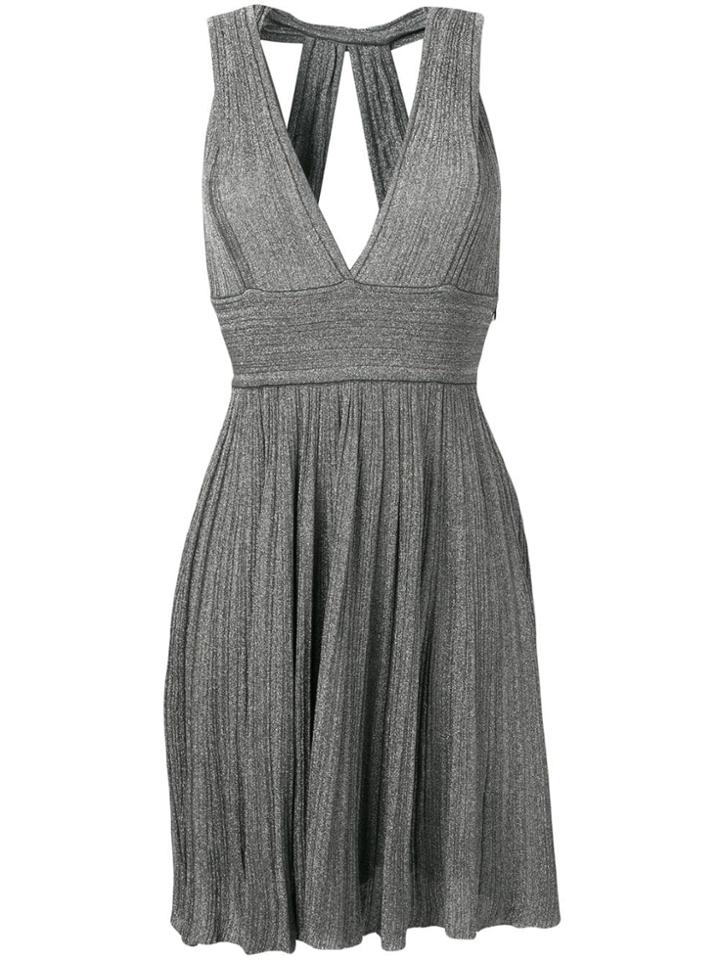 Antonino Valenti Petronia Short Lurex Dress - Grey