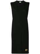 Aries Sleeveless T-shirt Dress - Black