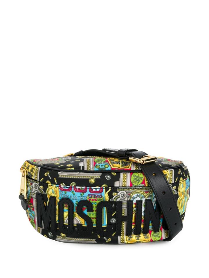 Moschino Slot Machine Belt Bag - Black