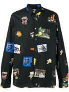 Ps Paul Smith 'harold's Photos' Print Shirt - Black