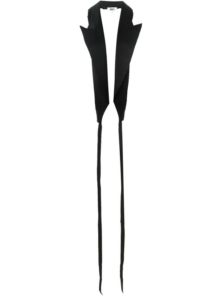 Mm6 Maison Margiela Deconstructed Peaked-lapel Waistcoat