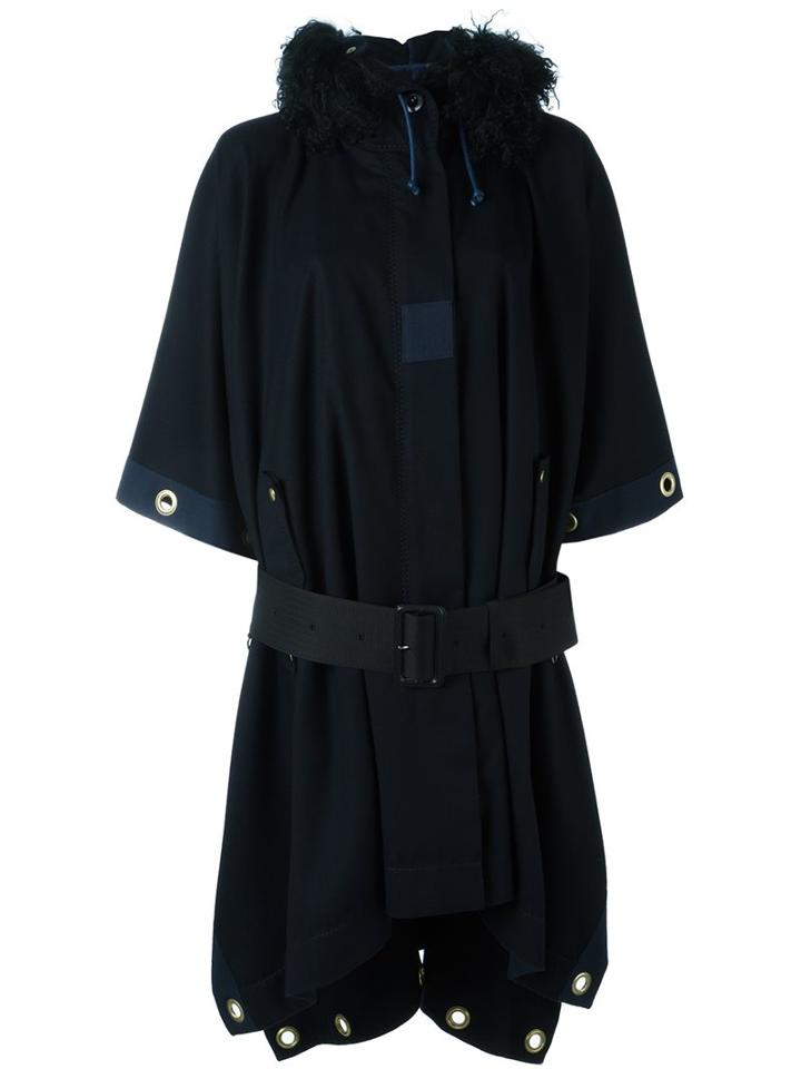 Sacai Belted Cape
