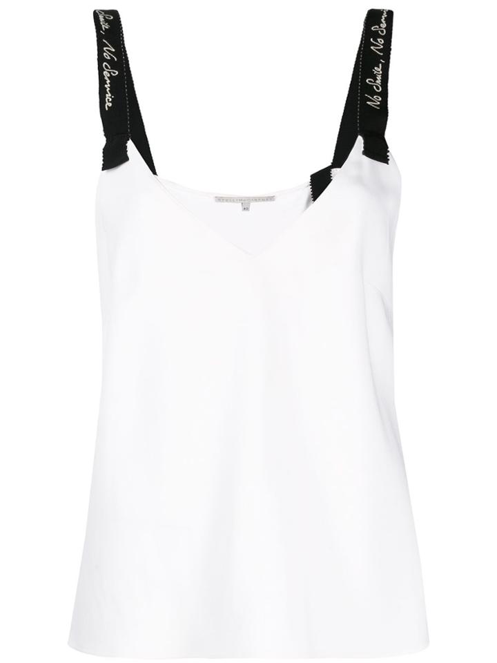 Stella Mccartney No Smile No Service Top - White