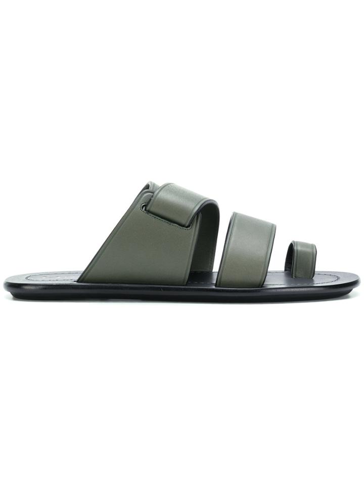 Lanvin Strap Flip Flops - Green
