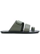 Lanvin Strap Flip Flops - Green