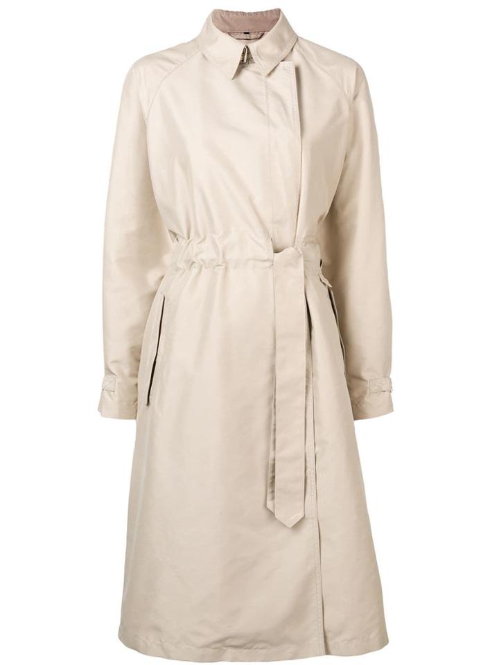 Fay Wrap Style Peacoat - Neutrals