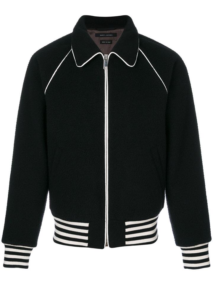 Marc Jacobs - Bomber Jacket - Men - Viscose/virgin Wool - 52, Black, Viscose/virgin Wool