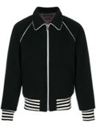 Marc Jacobs - Bomber Jacket - Men - Viscose/virgin Wool - 52, Black, Viscose/virgin Wool