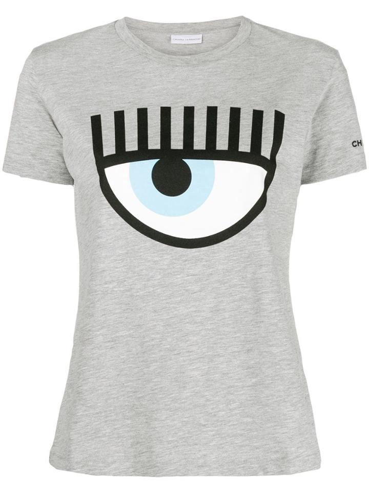 Chiara Ferragni Eye Logo T-shirt - Grey