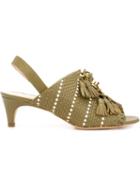 Derek Lam Ceylon Mules, Women's, Size: 38, Green, Nappa Leather