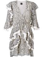 Pinko Gustavo Frill Dress - Nude & Neutrals