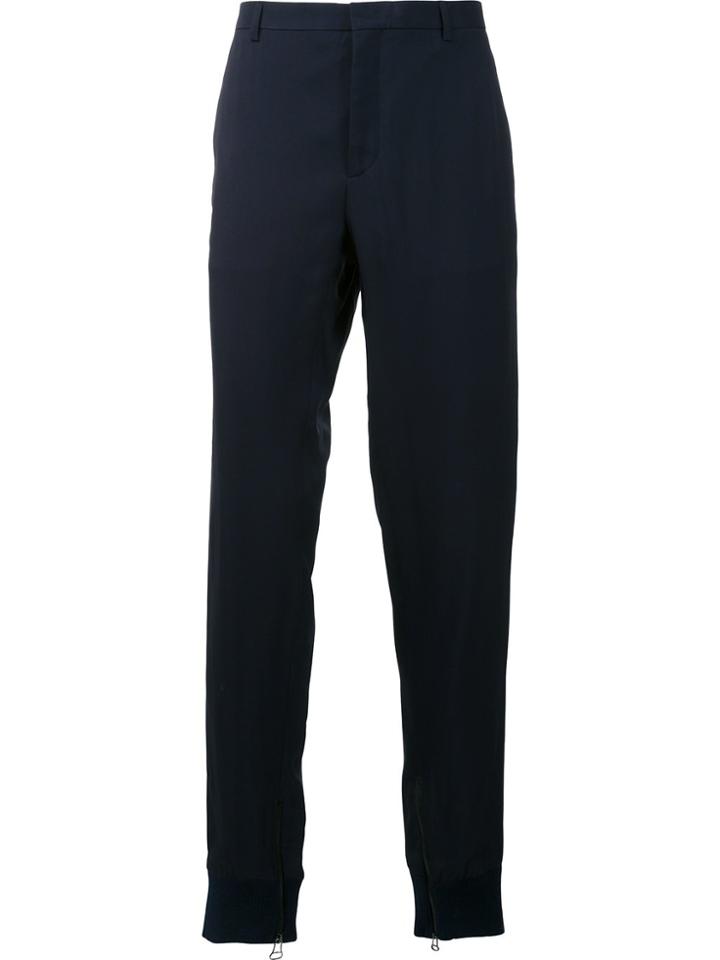 Lanvin Zip Jogging Trousers - Blue
