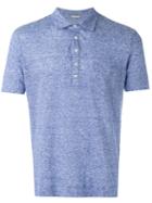 Massimo Alba Classic Polo Shirt, Men's, Size: Xl, Blue, Linen/flax
