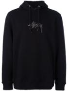 Stussy Logo Hoodie, Men's, Size: Xl, Black, Cotton/polyester